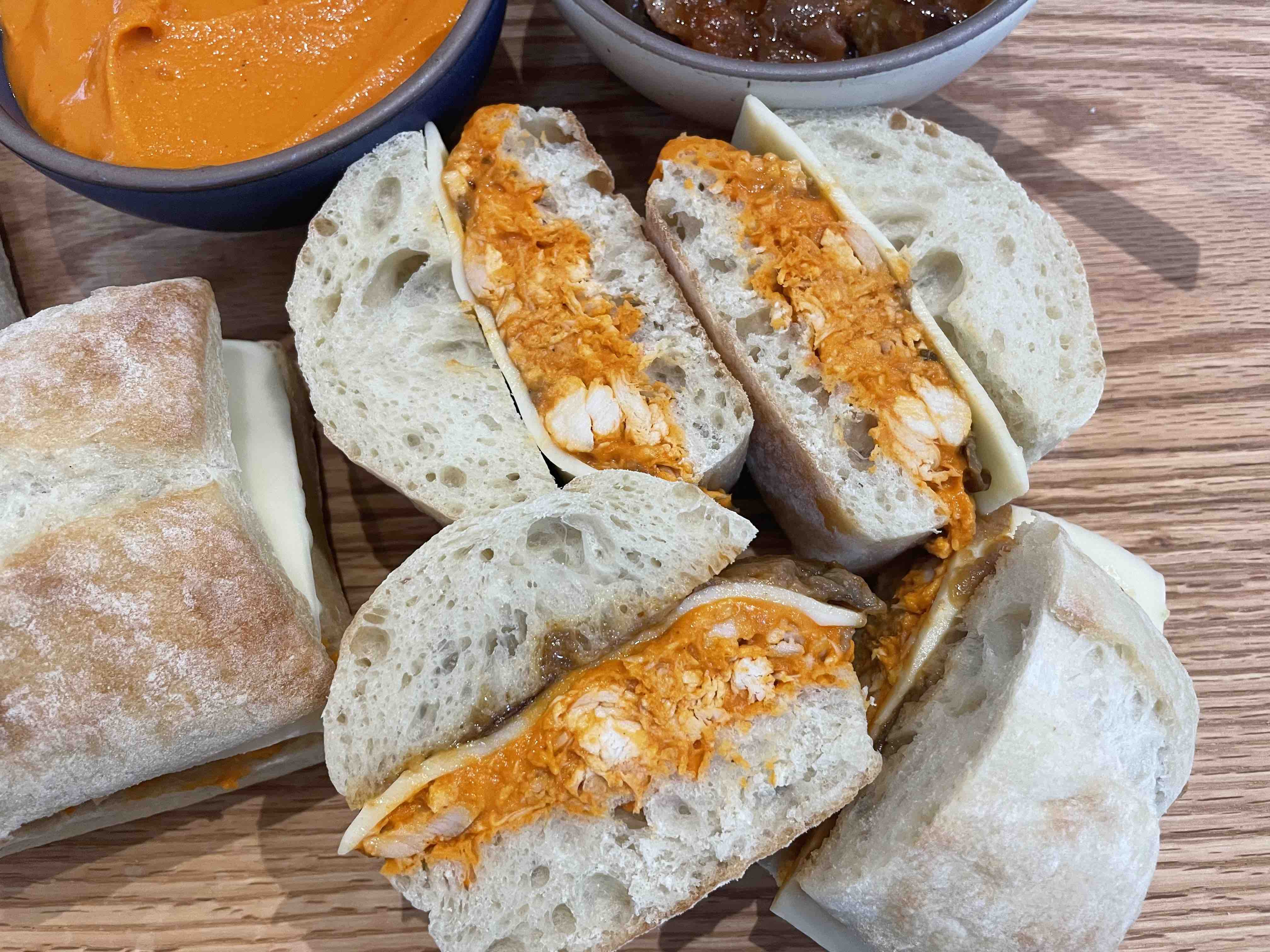 Chicken Hummus Sandwich