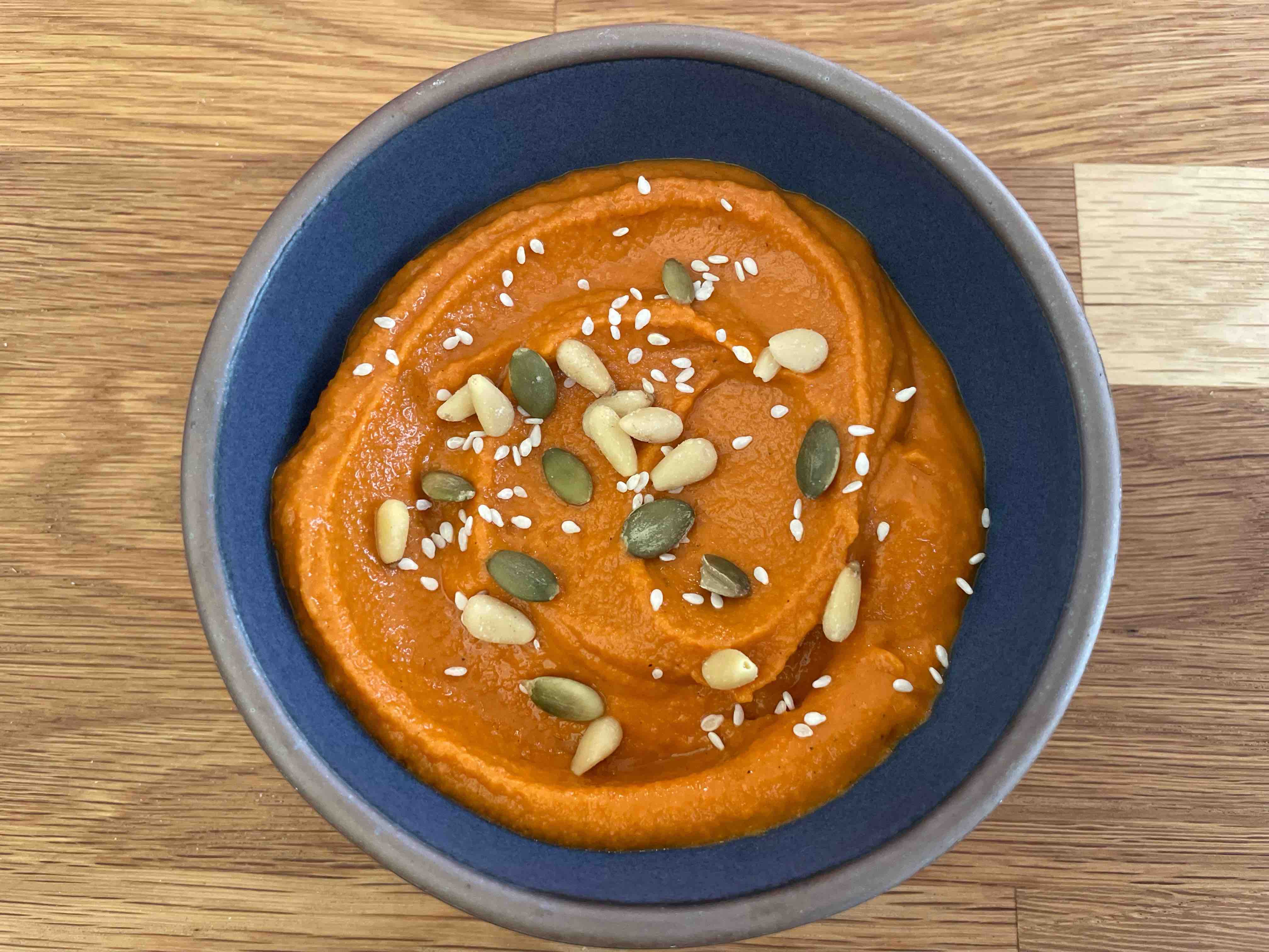 Roasted Red Bell Pepper Hummus